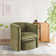 Kyah Upholstered Barrel Chair with Ottoman