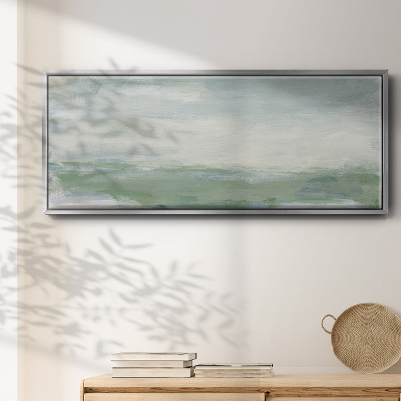 Coastal I- Framed Canvas
