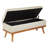 Boyu Polyester Blend Upholstered Storage Bench-2053401261