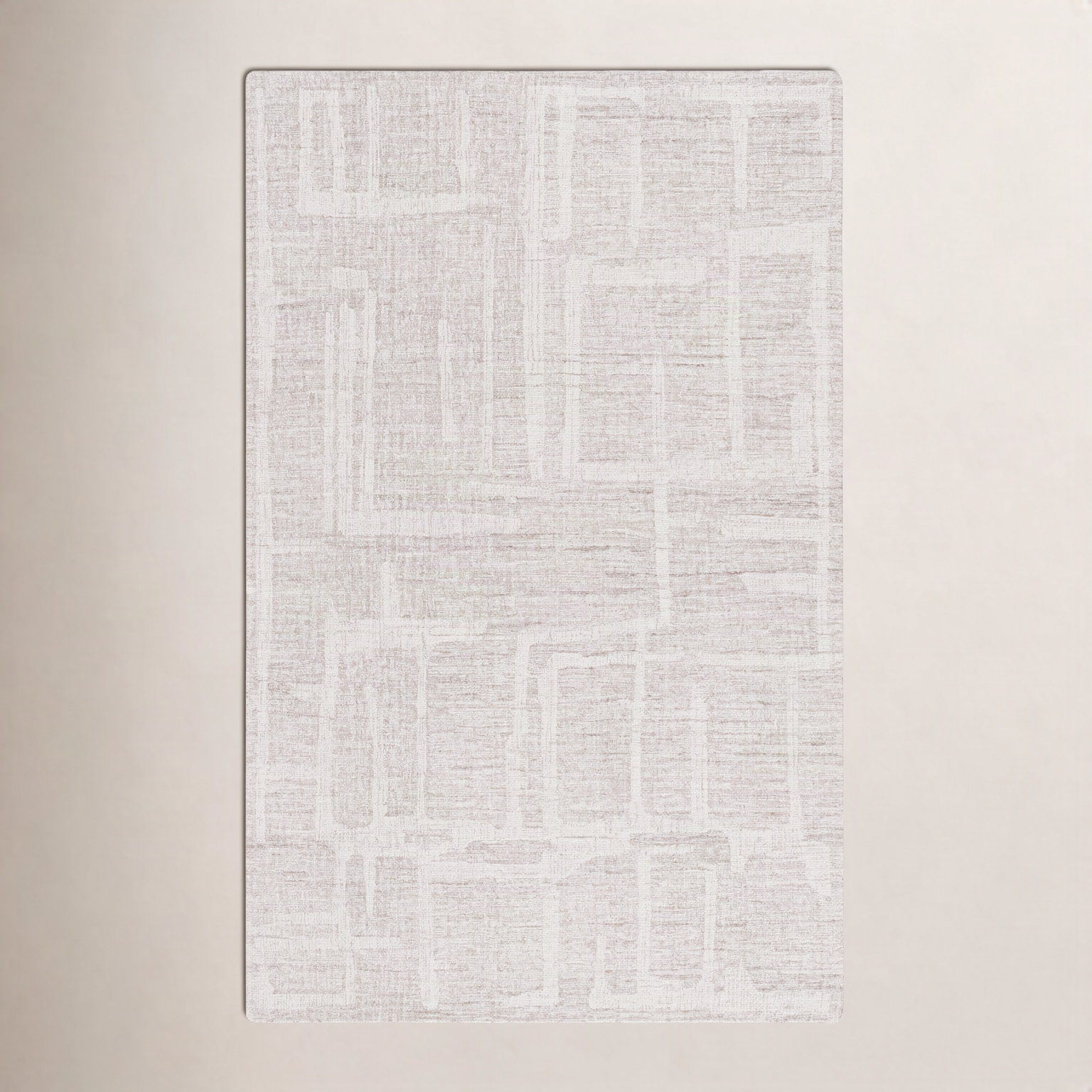 Galipeau Hand-Tufted Abstract Wool Rug, Rectangle 5' x 8'