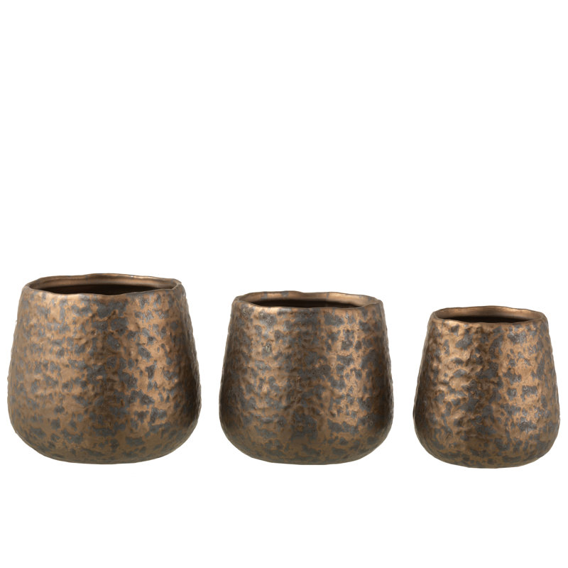 Bailes Ceramic Pot Planter, 12cm H x 12cm W x 12cm D