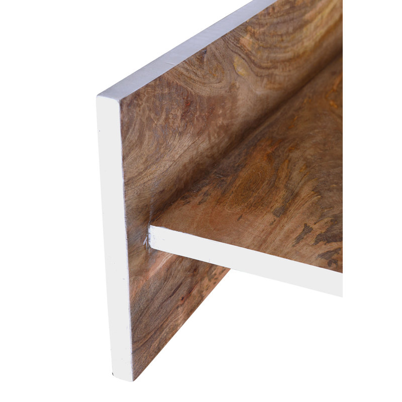 Strahan Mango Solid Wood Floating Shelf