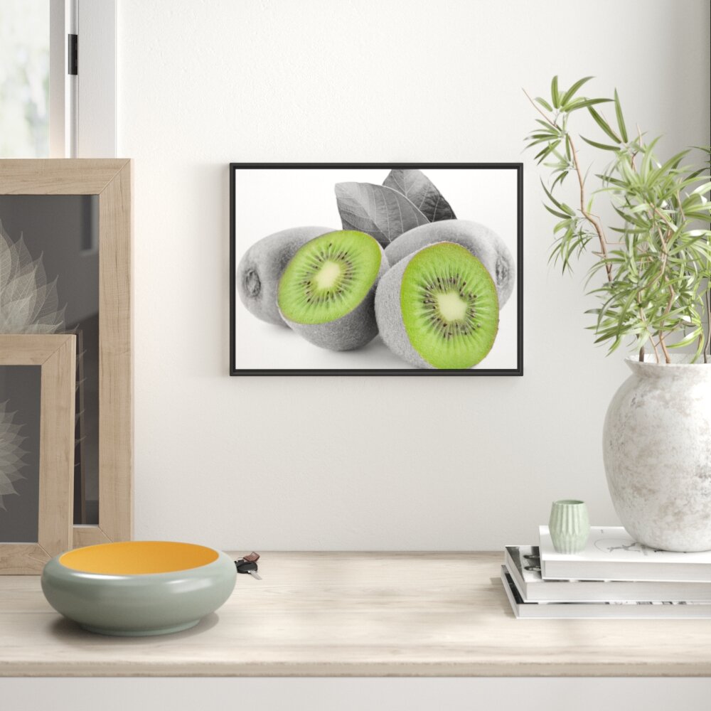 Gerahmtes Wandbild schöne Kiwis