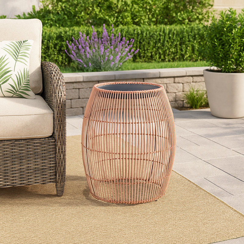 Table d'appoint Bamboo Drum