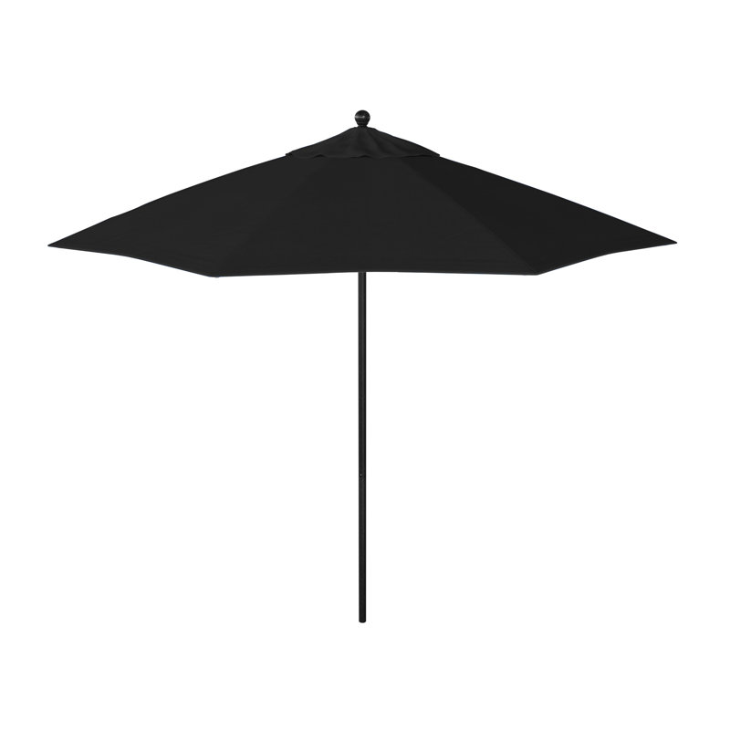 Parasol de marché 108 "x 108" Maryam, Tissu performance noir