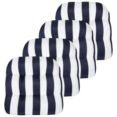 Coussins de coussins de patio intérieur / extérieur Stripe