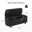 Banc de rangement capitonné 46,5 po Modern-1658481950