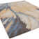 Deboran Swirl Blue/Yellow/Black Area Rug
