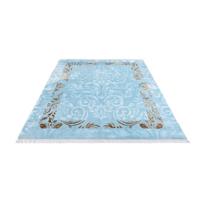 Tapis turquoise Outen