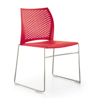 Chaise d'invité à traîneau réseau