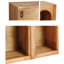 Étagère murale en bois composite, étagère décorative moderne pour chambre, salle de bain, cuisine, salon