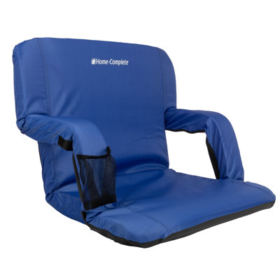 Tobin Wide Stadium Seat Chair with Padded Back Support, Armrests, 6 Reclining Positions by Arlmont & Co.