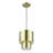 Zolana 1 Light Antique Brass Mini Pendant-592343920-592343926