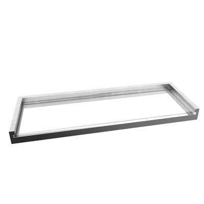 Fire Glass Wall Mounted Shelf