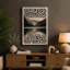Mountain Between Stripes Eclectic 1 Piece Wrapped Canvas Wall Art-2030864666-2030864667