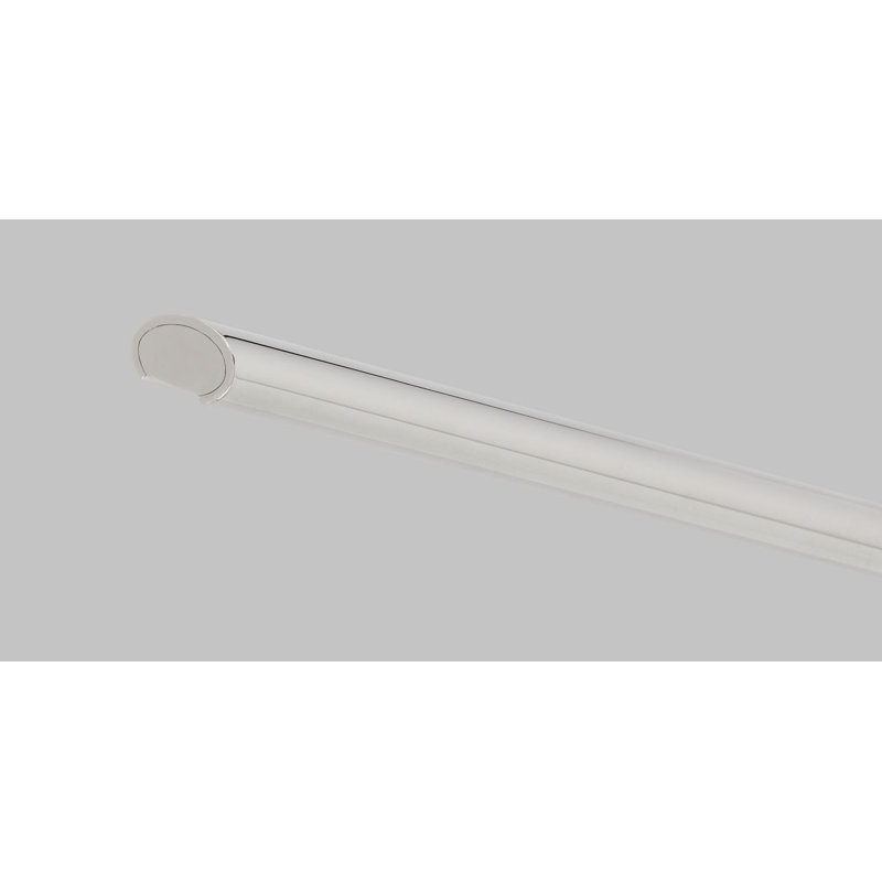Plural Dome Picture Light, Polished Nickel, 0.5" H x 30" W x 8.9" D, 20.8