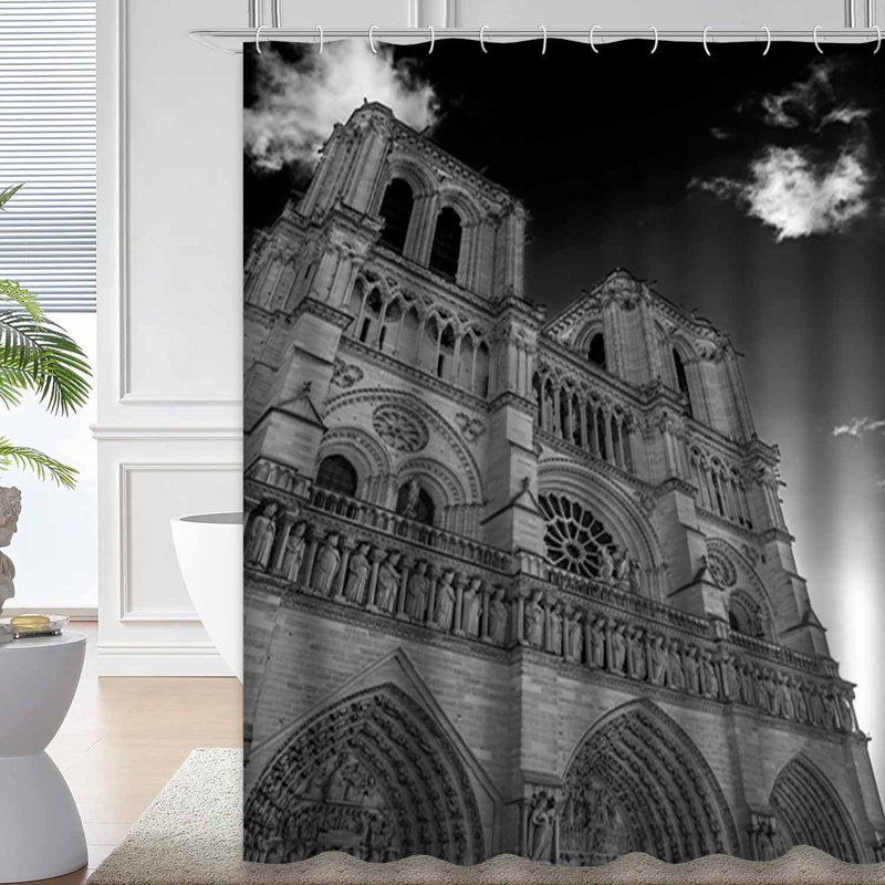 Rideau de douche Paris River Angle, L 72 po x l 84 po