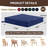 Outdoor Seat Cushion 2-Piece Set, Waterproof Outdoor Seat Cushion, Suitable for Balcony Furniture, Garden Seat Cushion, With handles and drawstrings, Square Outdoor Seat Cushion, 19*19*3 in, Black-1768817890-1768817891
