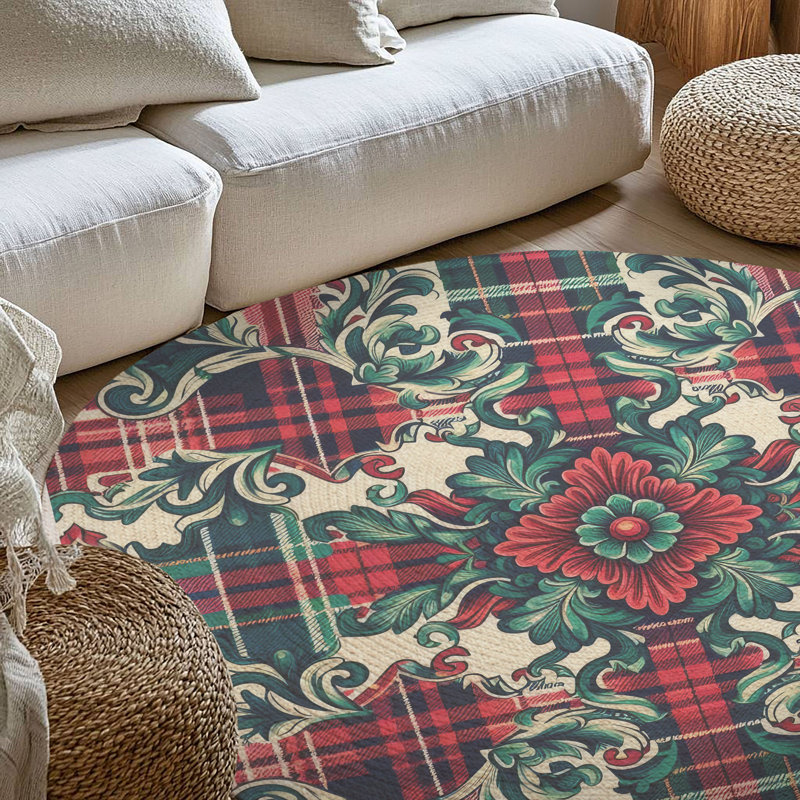 Tapis écossais Scottish, Rond 5 pi