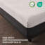 Grand matelas en mousse viscoélastique infusée de gel 14 po, mousse de soutien zonée, housse en graphène