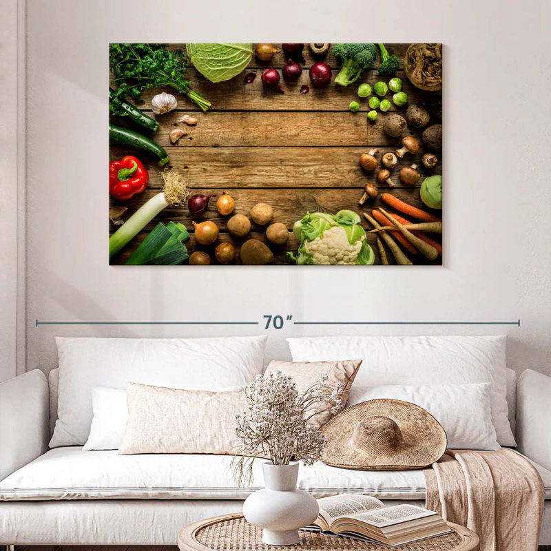 Yarlin Vegetable Feast, 32" H x 48" W
