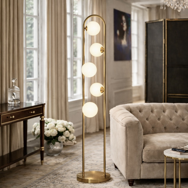Manul Floor Lamp - White
