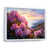 White Floater Framed