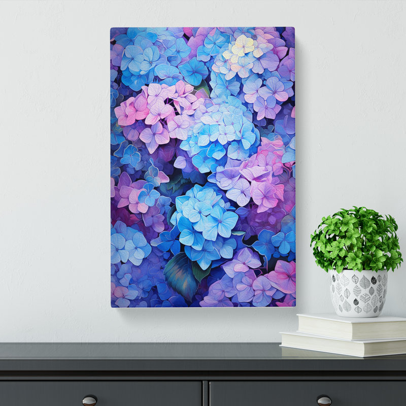 Hydrangea Informel - Print, 60cm H x 40cm W x 3cm D