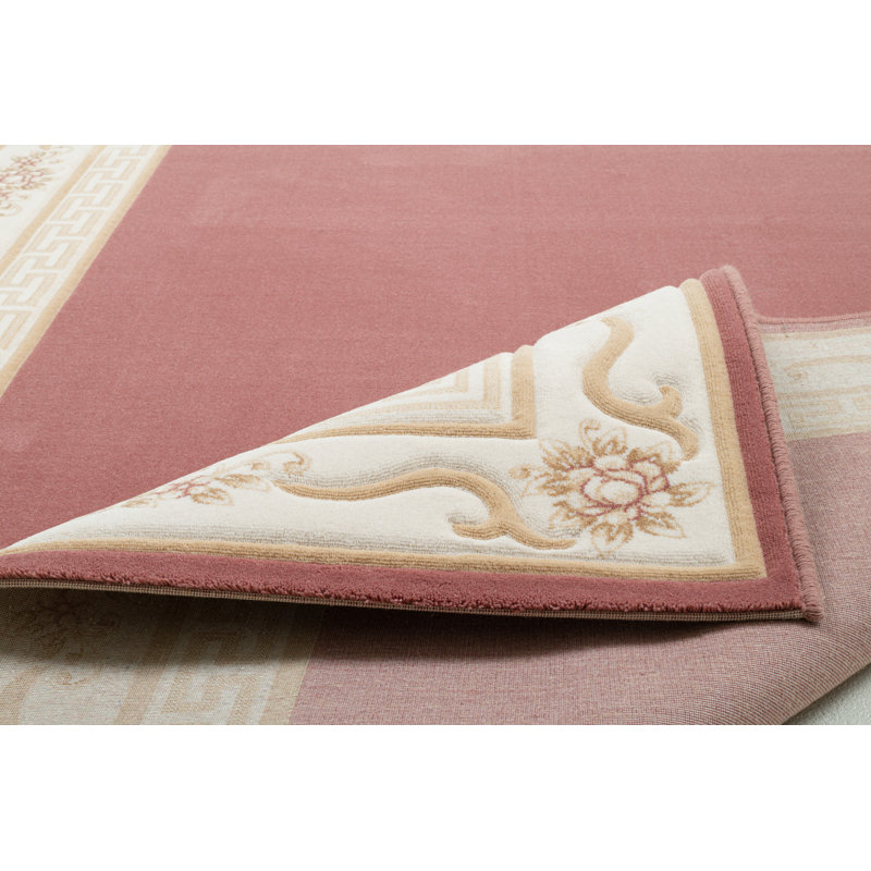 Pelinia Wool Area Rug, Pink/Red, Rectangle 240 x 340 cm
