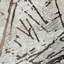 Tapis de luxe Shifra beige et gris avec motif abstrait bronze-750777970