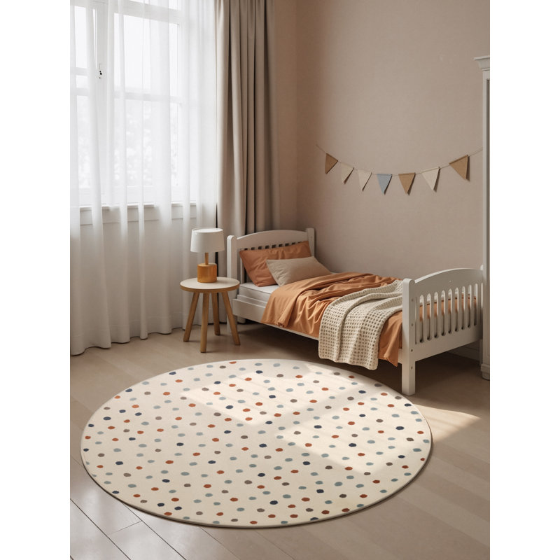 Hanse Home Kids Rug Konfetti, Childrens Carpet, Kids Room, Motive Rug For Child, Round 160 cm