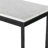 HAMMERED IRON 78'' Marble Top Console Table