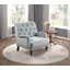 Chaise de salon en velours touffeté en polyester 34 po Auguust-940276439
