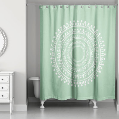 Rideau de douche simple Ayodeji