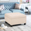 Tissu avec pieds brun foncé - revêtement lisse, couvercle, 31 x 31 x 18,6, couleur blé pour usage domestique, surpiqûres gaufrées, brun bouleau-1385176602