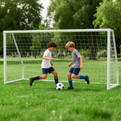Soccer Goals For Backyard, Pvc, Non-foldable, Teens & Adults Training