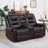 Red Barrel Studio® 70.47" PU Leather Reclining Loveseat, Heated Massage Sofa Chair With Cup Holders and Storage Box-696161867