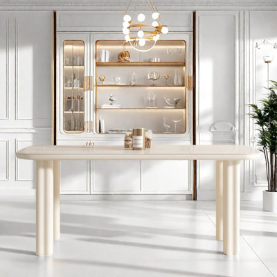Cream style modern simple diniing table