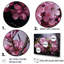 Noir, énigme, charme lilas rose sur toile-1958955904-1958955905