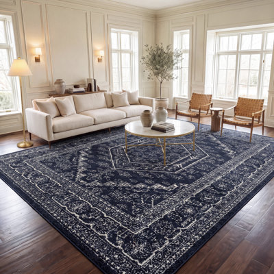 Tapis oriental de couleur sauge / ivoire Arrietty