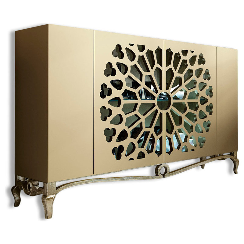 Buffet Saphire, Mat, H 35,6 po x l 76,4 po x p 16,2 po