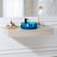 Lavabo vasque de salle de bain en résine de pierre Art moderne 25C61-bleu