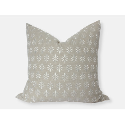 Floral Cotton Pillow Cover
