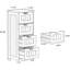 Armoire de salle de bain autoportante