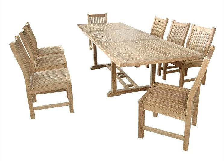 Bahama Outdoor 9 - Piece Teak Dining Set
