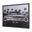 «Ford Galaxy 500XL» par Larry Butterworth, reproduction d'art encadrée à la main