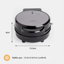 VonShef 12.5cm Round Waffle Maker