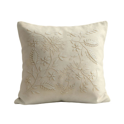 A pillowcase Vintage Floral Throw Pillow Cover Cushion Cover For Sofa Couch Bedroom Home Decor.