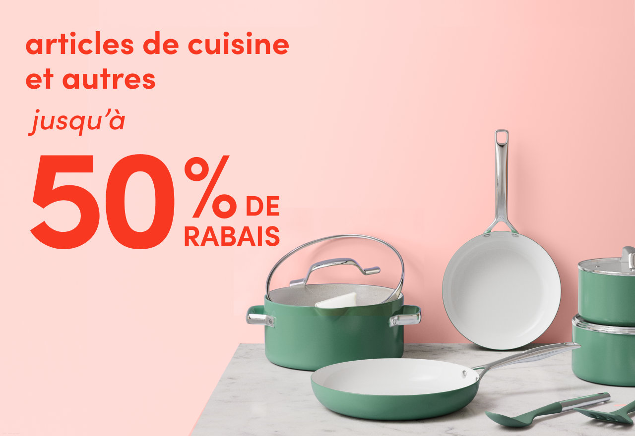 articles de cuisine et autres en solde