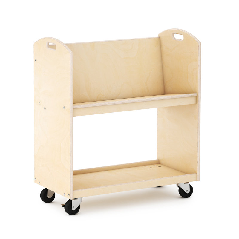 EdQ Essentials Book Cart, Natural
